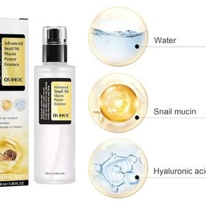 NIB New Ouhoe Advanced Snail Mucin 96 Power Essence